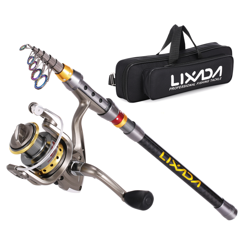 Fishing Rod Surf - Lixada Set joran pancing dan gulungan
