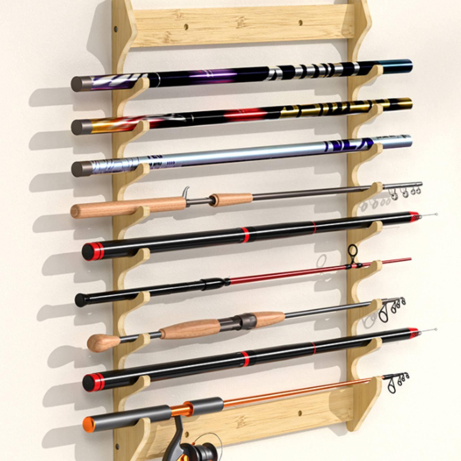 Fishing Rod Rack - Penyangga Dinding Penyimpanan Joran Pancing dari
