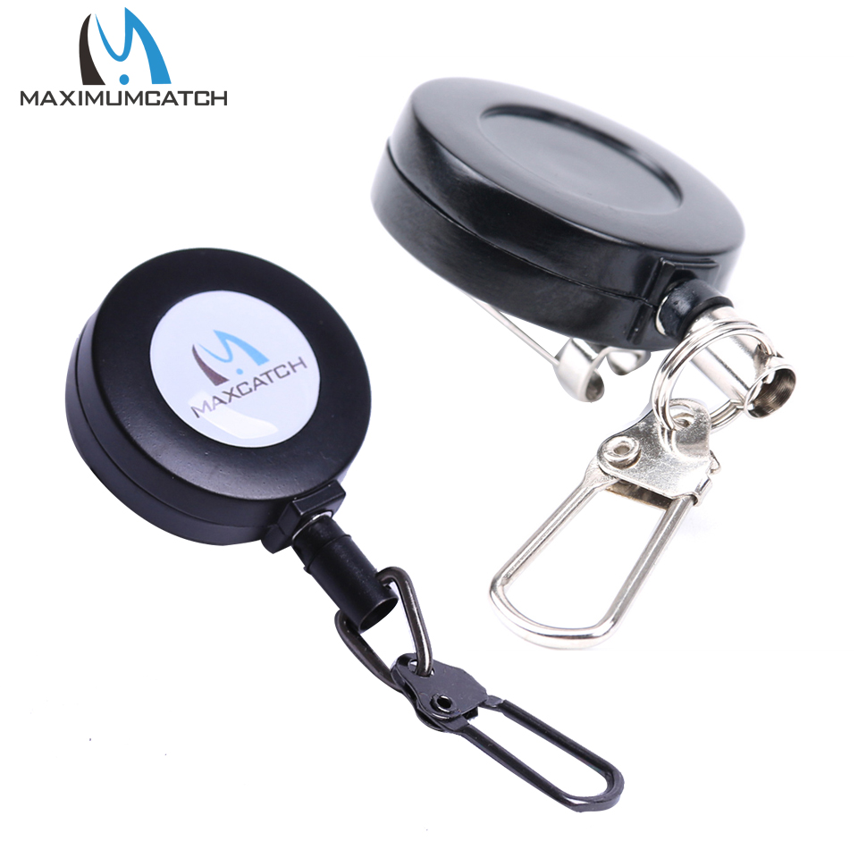 Fishing Rod Ice - Maximumcatch Fly Fishing Zinger Retractor biru