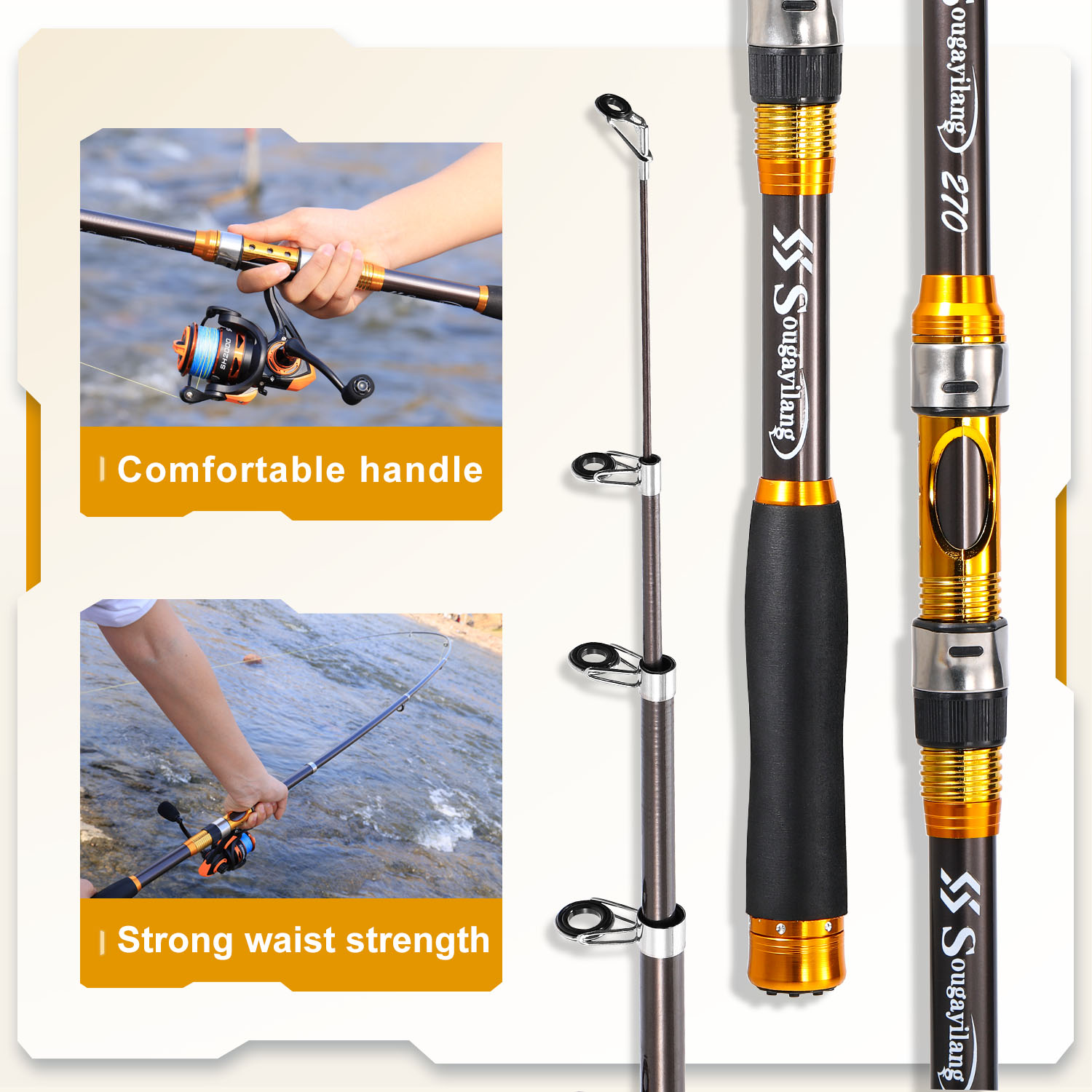 Sougayilang Joran Pancing Puta - Fishing Rod Surf ulasan dan harga