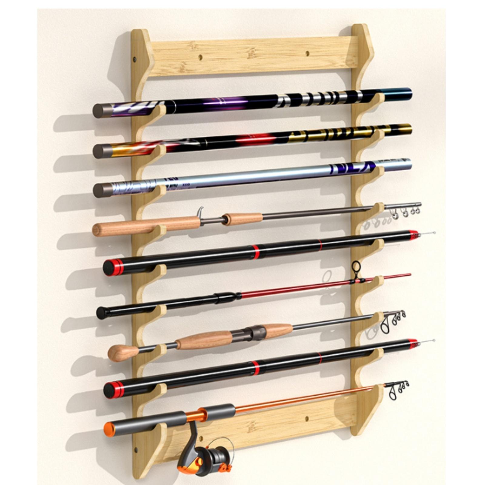 Penyangga Dinding Penyimpanan  - Fishing Rod Rack ulasan dan harga