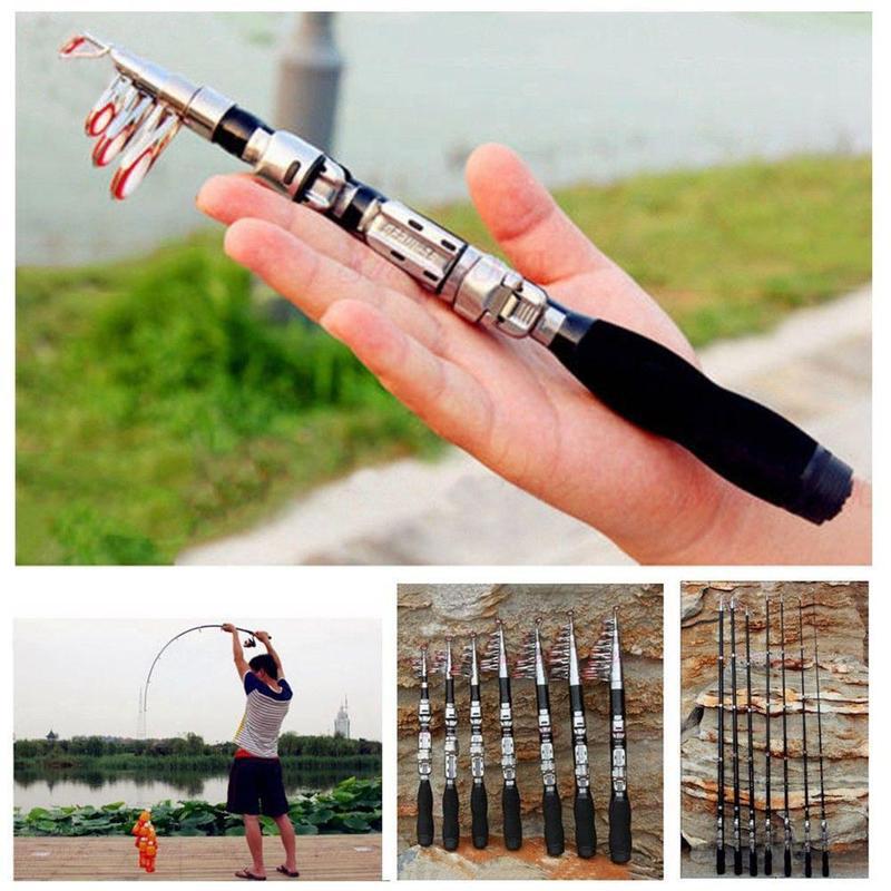 Joran Pancing Teleskopik Mini  - Fishing Rod Casting ulasan dan harga