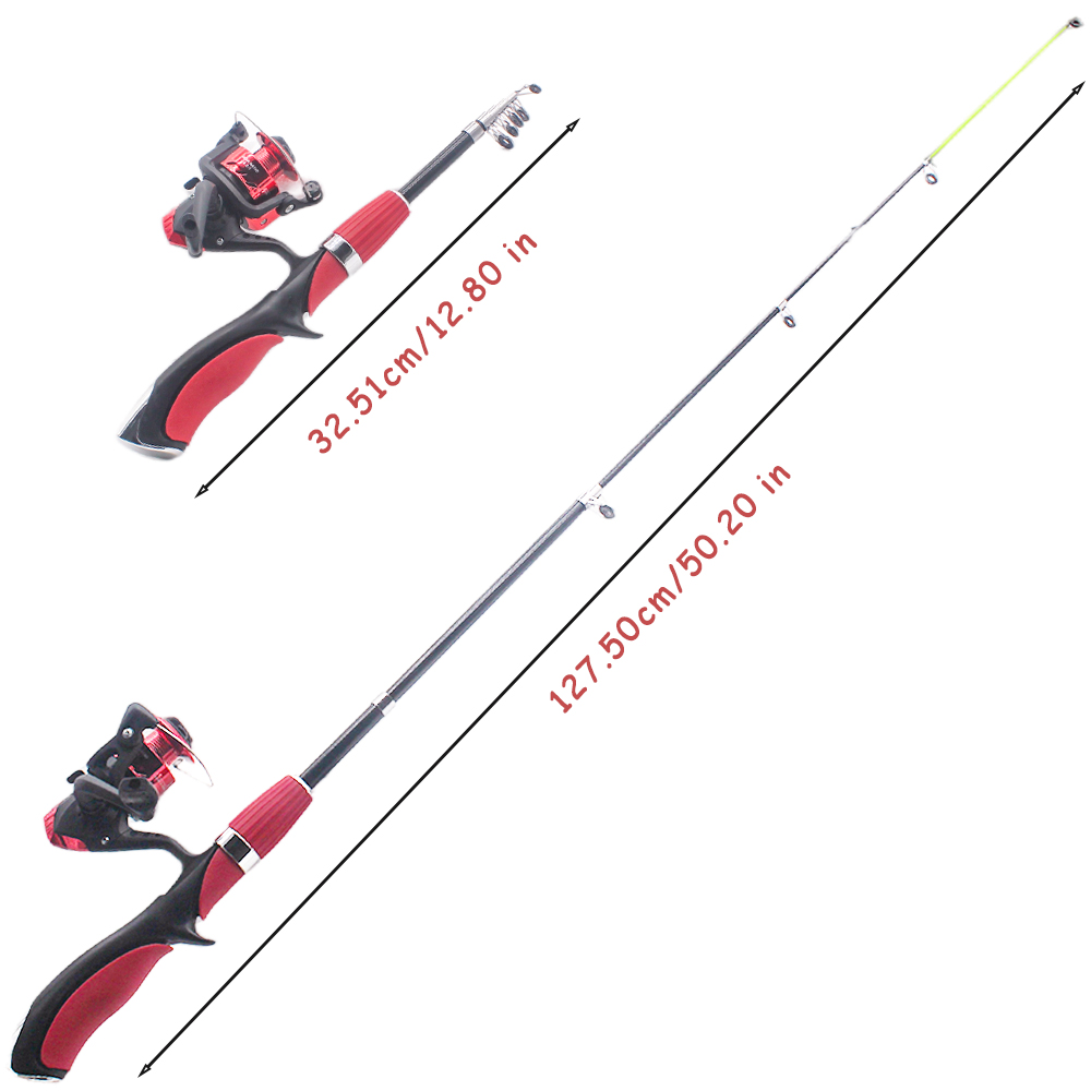 Set tongkat pancing teleskopik - Fishing Rod Ice ulasan dan harga