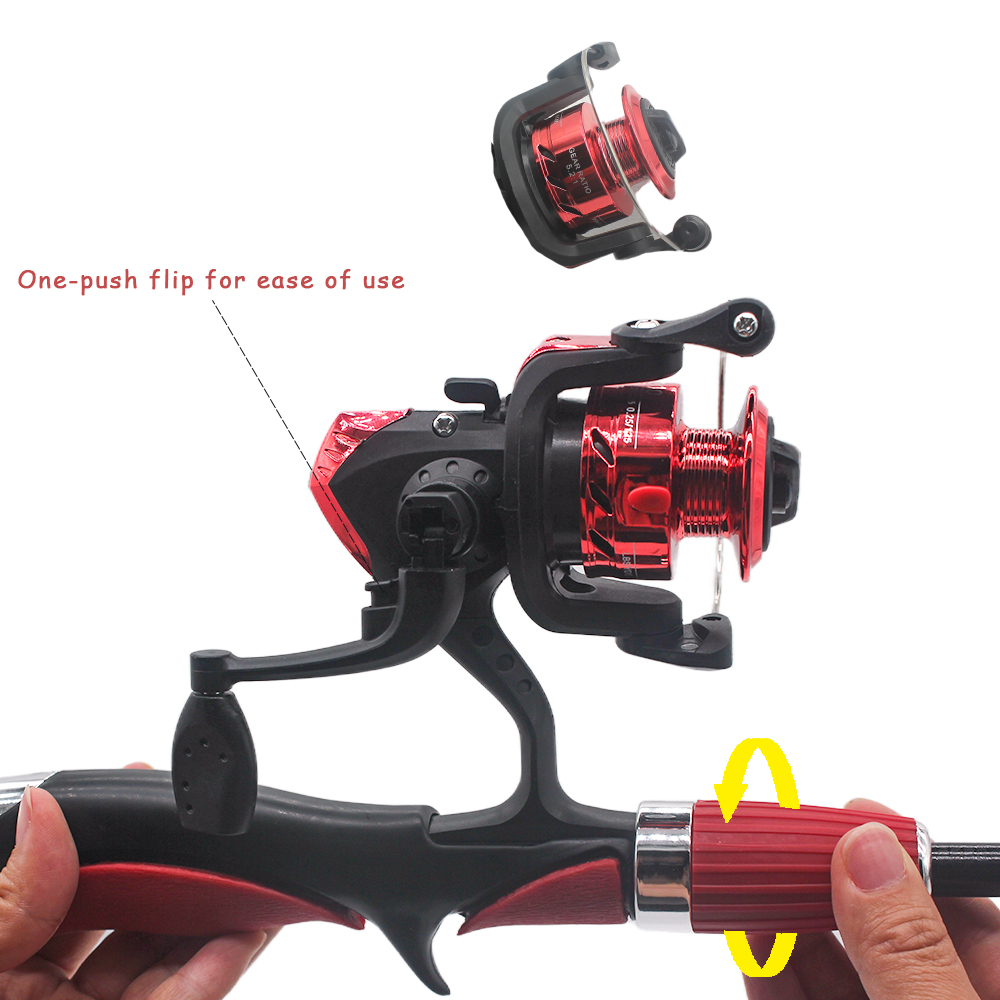 Set tongkat pancing teleskopik - Fishing Rod Ice ulasan dan harga